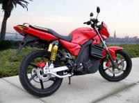 Electric GPR-S: The Electric GPR-S is a zero emissions street legal Electric Motorcycle for light commuters and motorcycle enthusiast alike. The 14.2 kilowatt electric drive system and Hi-Power Lithium batteries allow this light weight electric motorcycle to briskly accelerate to freeway speeds.http://www.electricmotorsport.com/store/ems_electric_motorcycle_gpr-s.php
