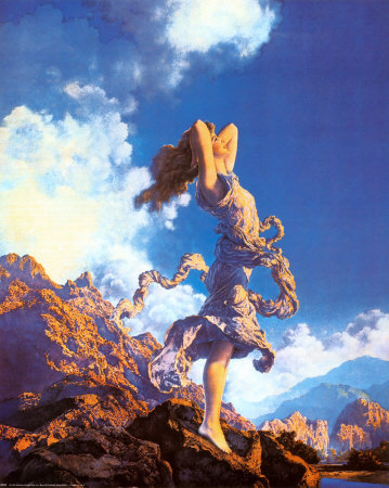 Mountain Ecstasy by Maxfield Parrish