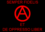 Anarchist Flag [Semper Fidelis Et De Oppresso Liber]