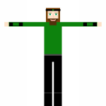 Treesong's Costumed, Rough Draft: This is one of several rough drafts of my idea for a Costume.