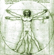 Vitruvian Man: I included this image of Leonardo da Vinci's Vitruvian Man image in a blog entry called New Beginnings. Since my earlier Adrenal Burnout entry had used the Vitruvian Man with a frowny face, I used this as a way of establishing continuity with the previous