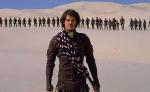 Dune's Muad'Dib Leads Fremen: This is an image from the movie Dune that I found floating around on the Internet. I used it in the Plans Within Plans entry in my Song of the Trees blog.