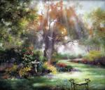 Immanence: This is a lovely painting that I found on a website with no title or source mentioned.