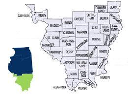 Counties of
                        Southern Illinois